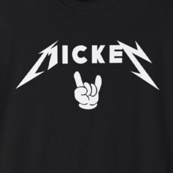 Mickey Rock And Roll Graphic T-Shirt Music Fan Casual Streetwear Collector Shirt - Picture 2 of 5